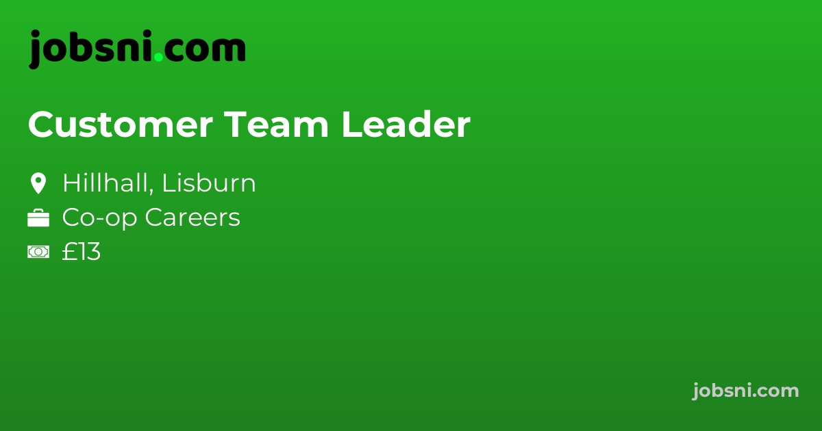 Customer Team Leader