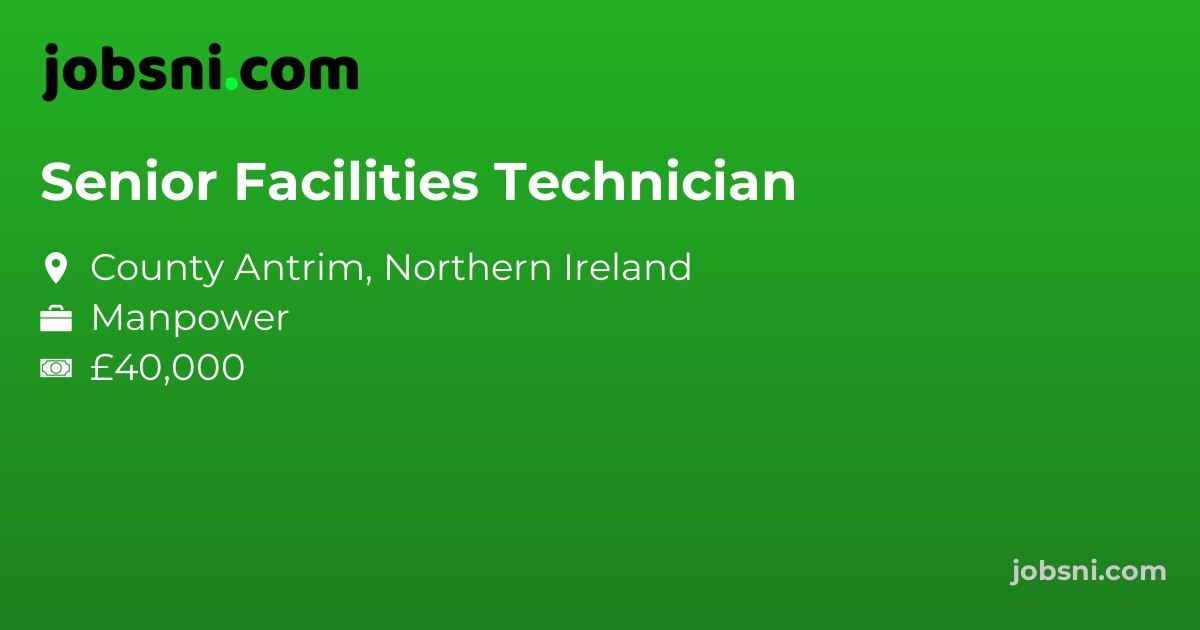 Senior Facilities Technician