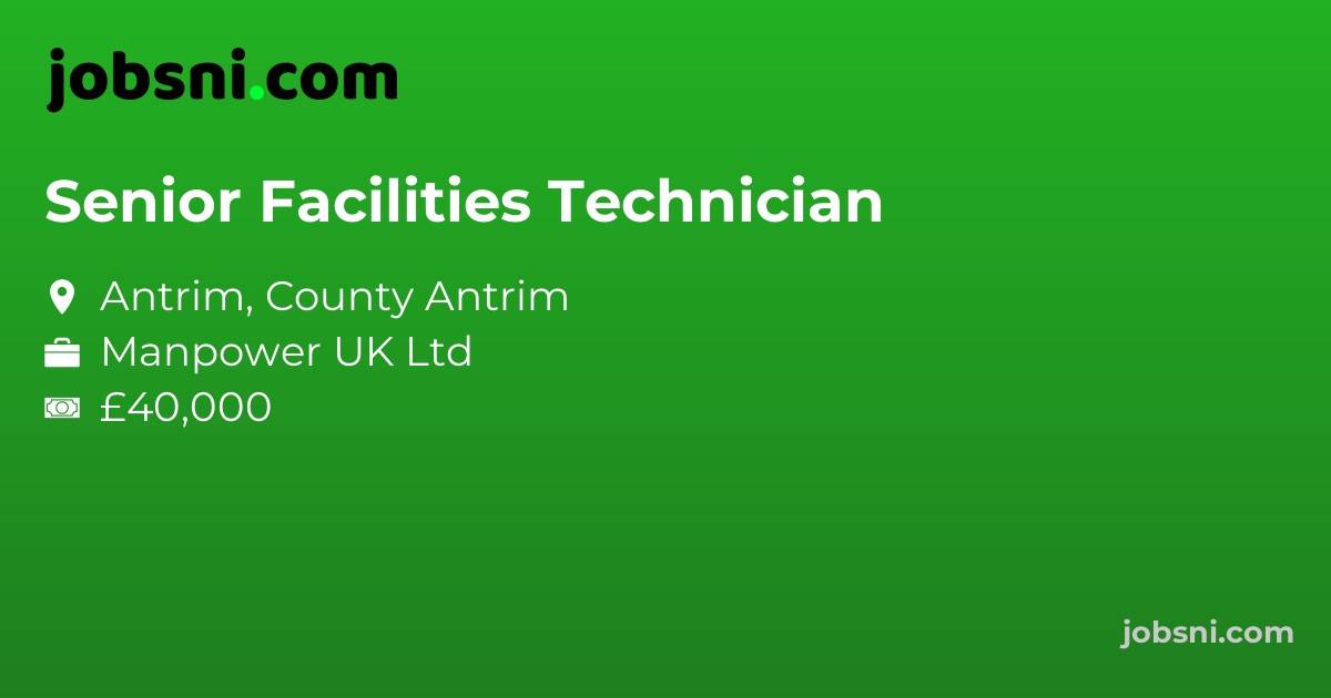 Senior Facilities Technician