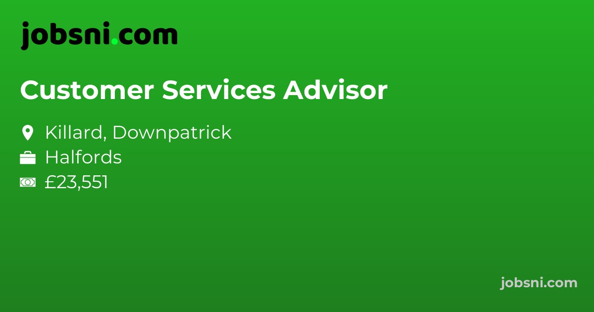 Customer Services Advisor