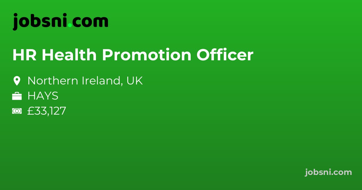 HR Health Promotion Officer