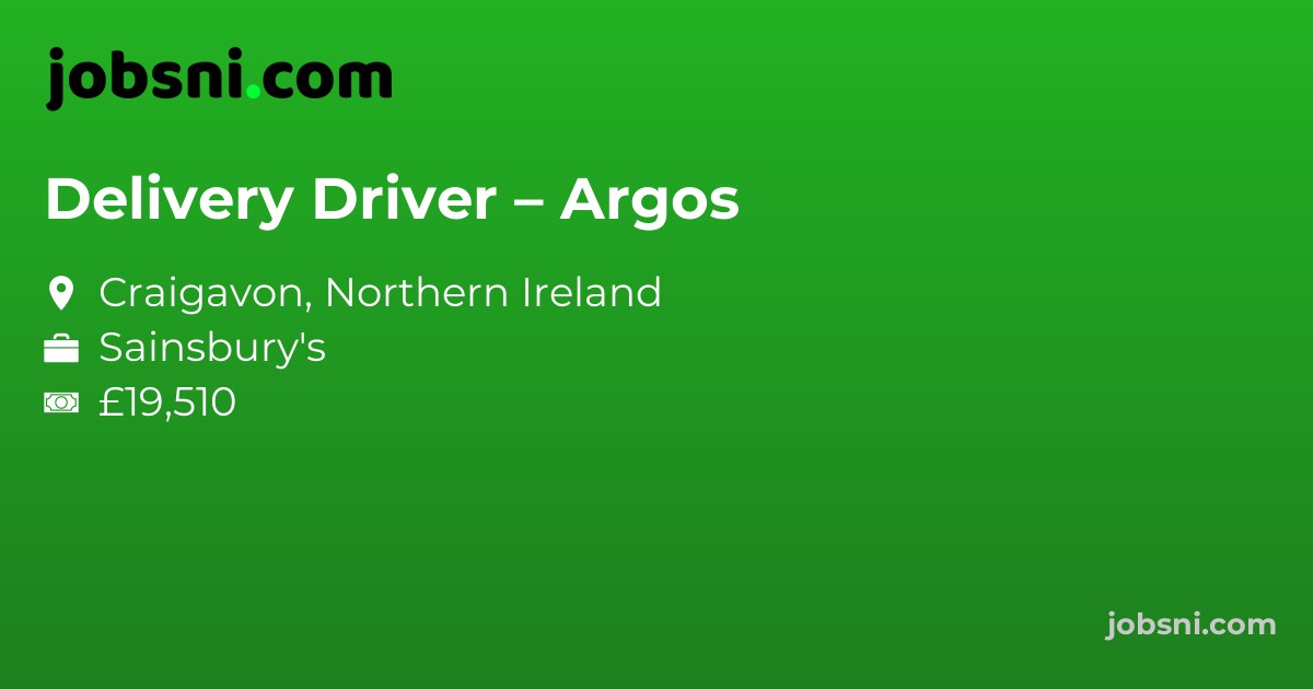 Delivery Driver – Argos