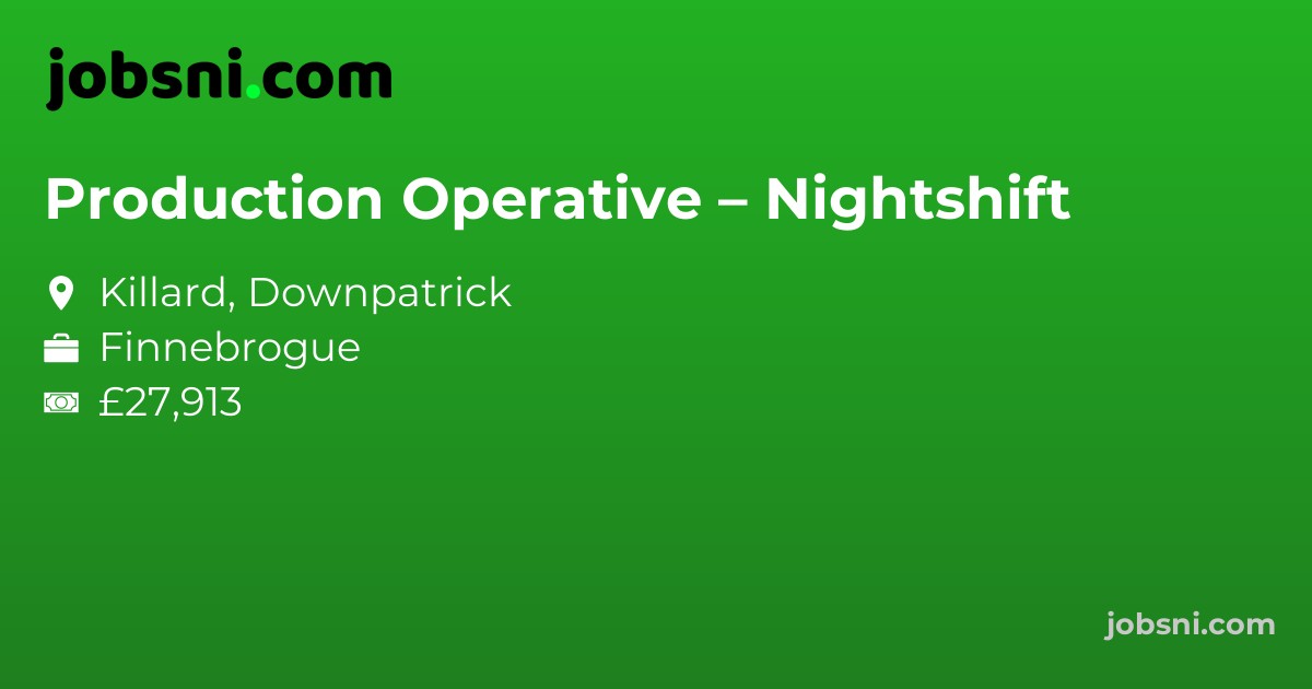 Production Operative – Nightshift