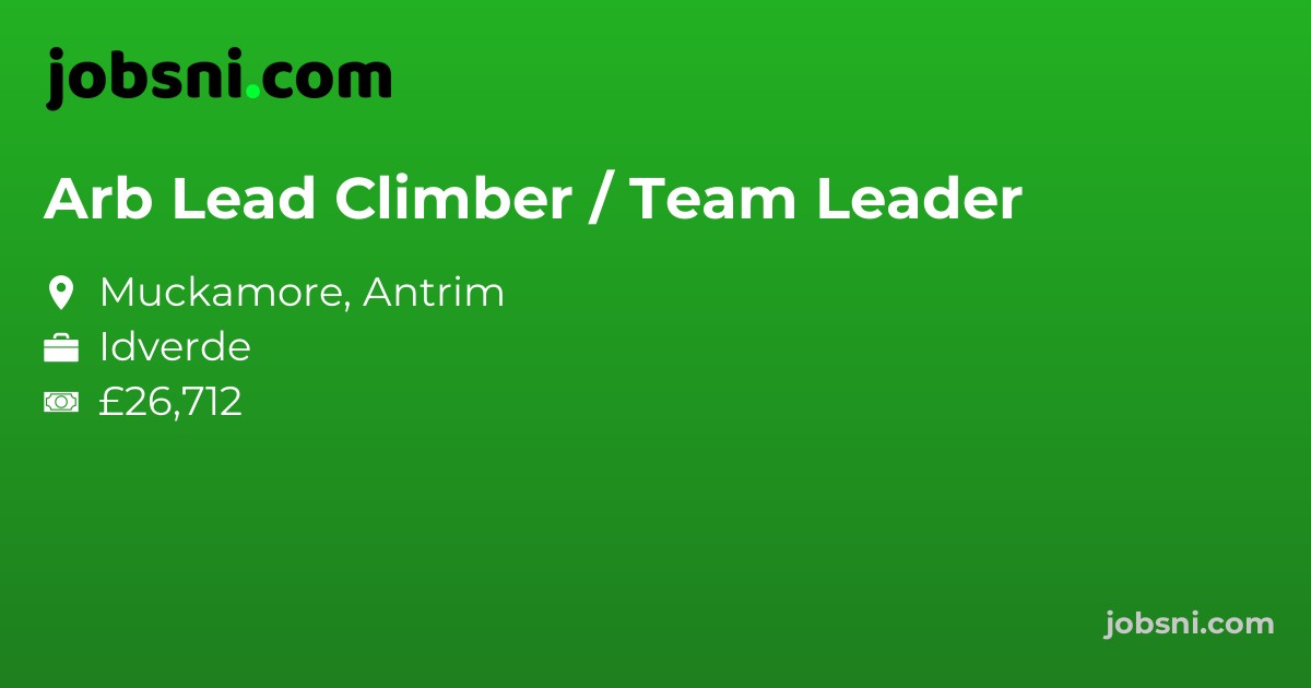 Arb Lead Climber / Team Leader
