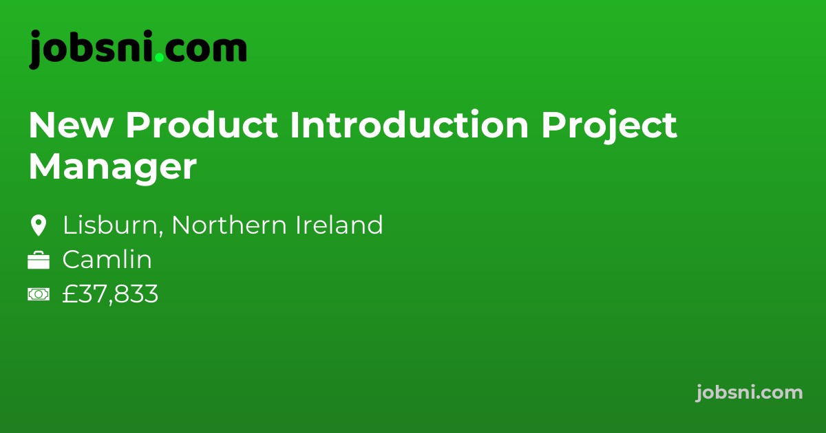 New Product Introduction Project Manager