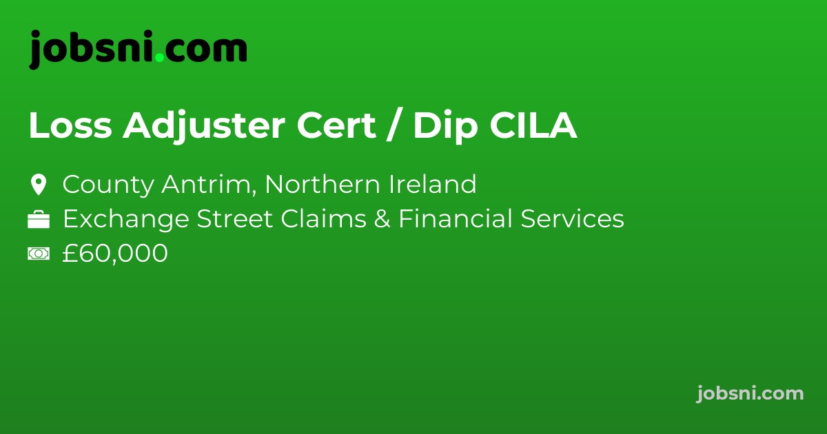 Loss Adjuster Cert / Dip CILA