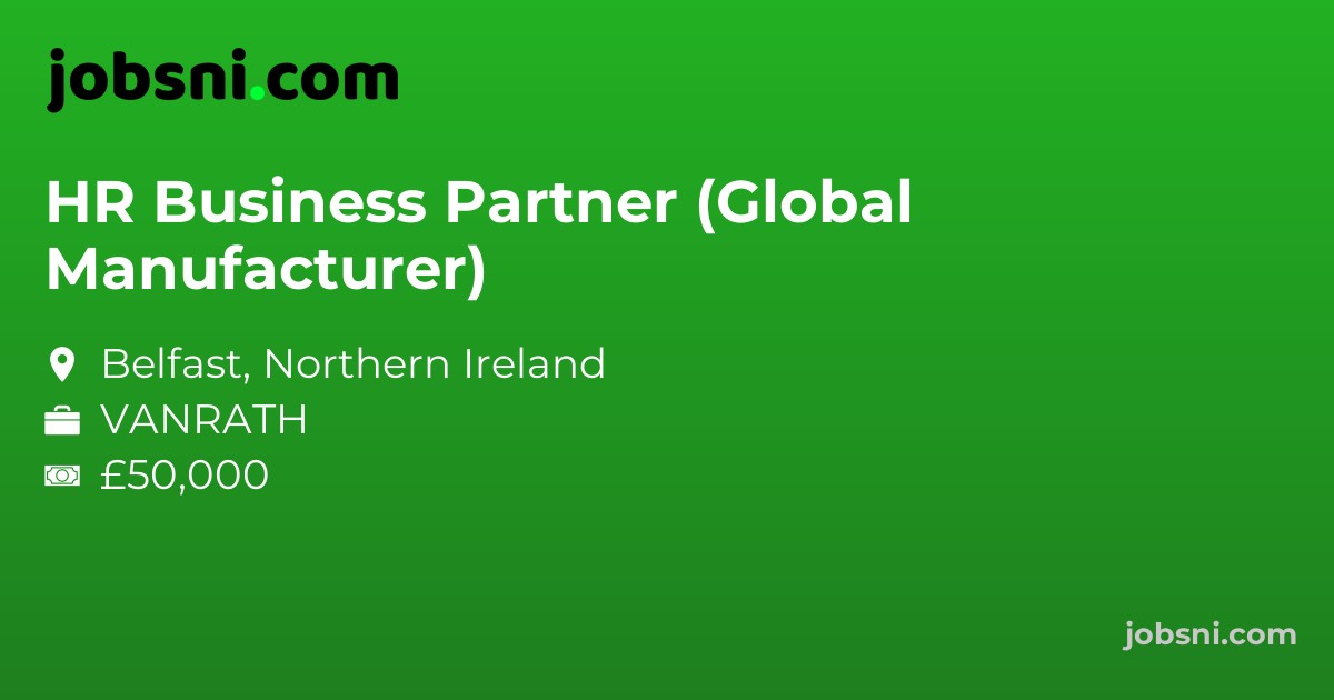 HR Business Partner (Global Manufacturer)