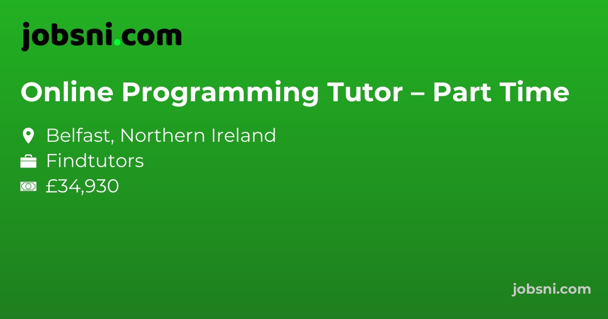 Online Programming Tutor – Part Time