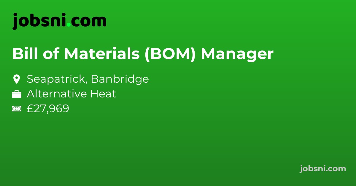 Bill of Materials (BOM) Manager