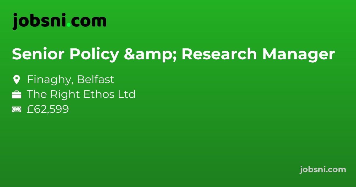 Senior Policy & Research Manager