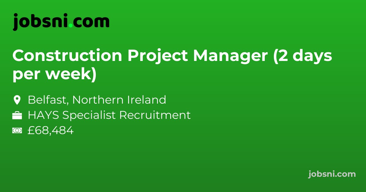 Construction Project Manager (2 days per week)