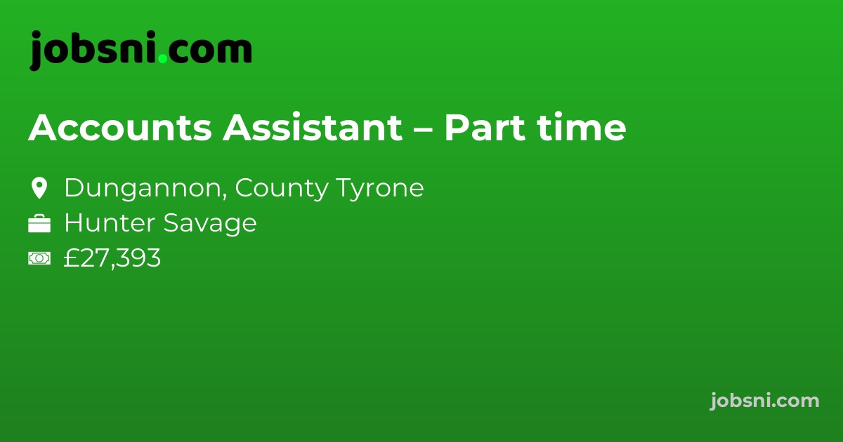 Accounts Assistant – Part time