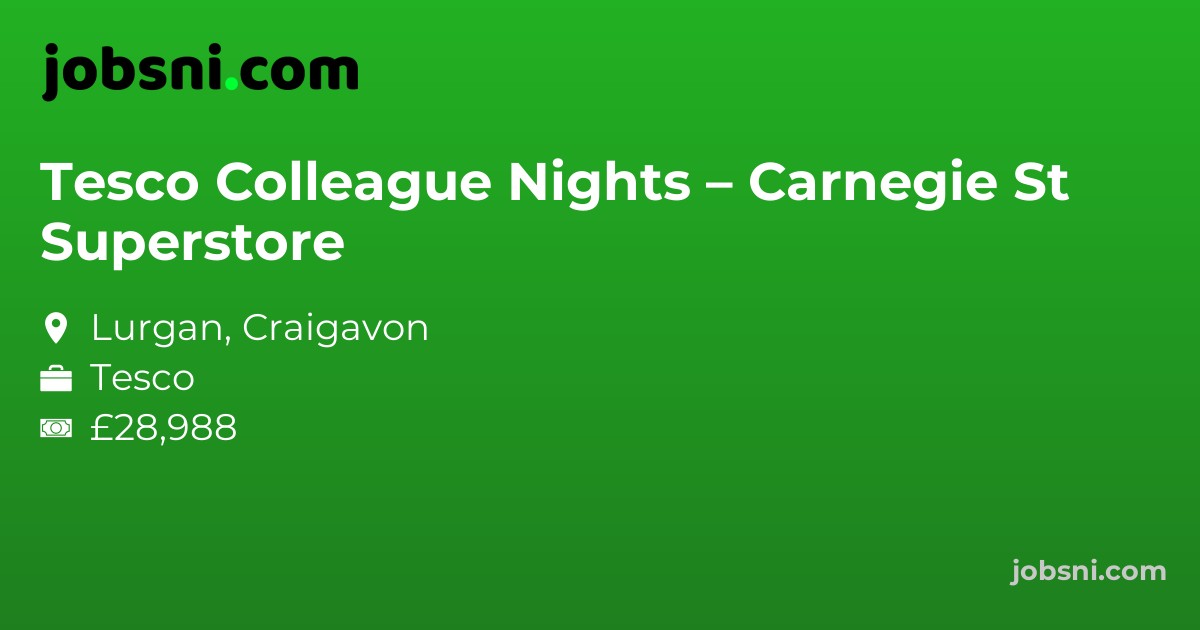 Tesco Colleague Nights – Carnegie St Superstore