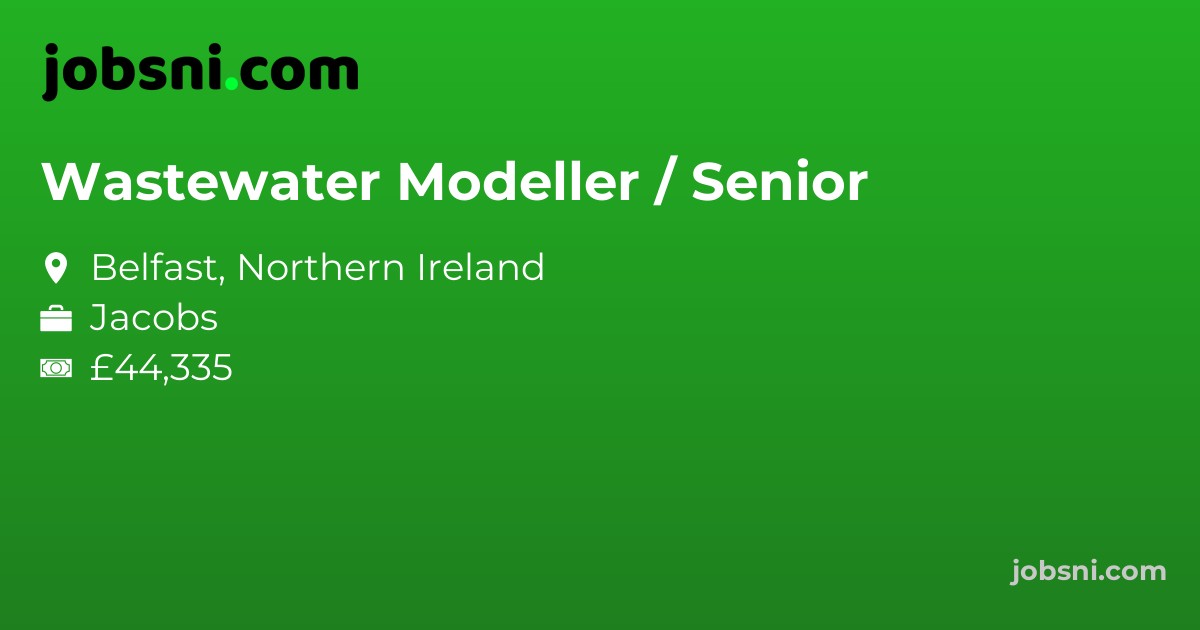 Wastewater Modeller / Senior