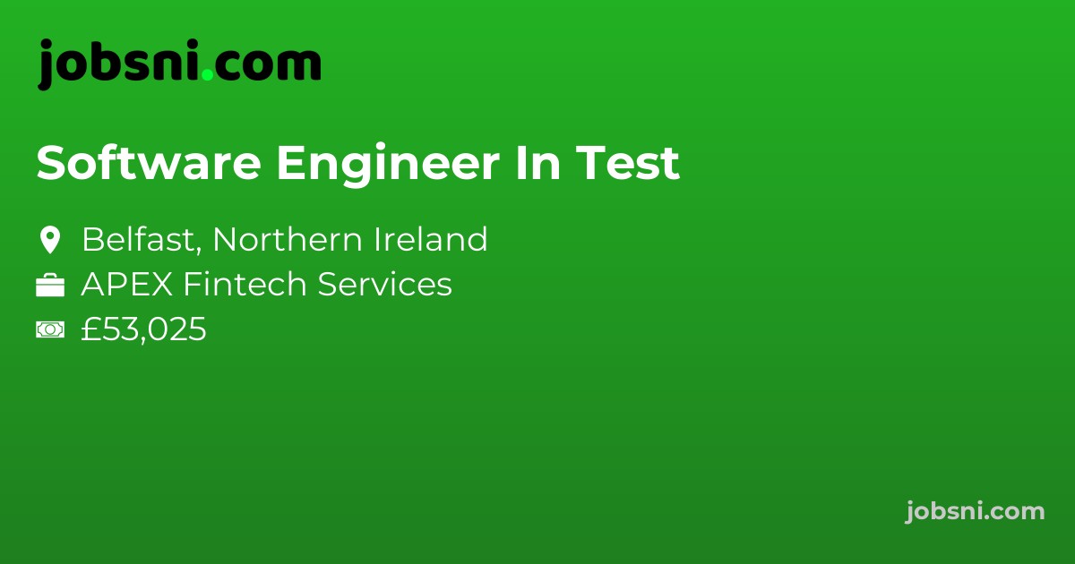 Software Engineer In Test