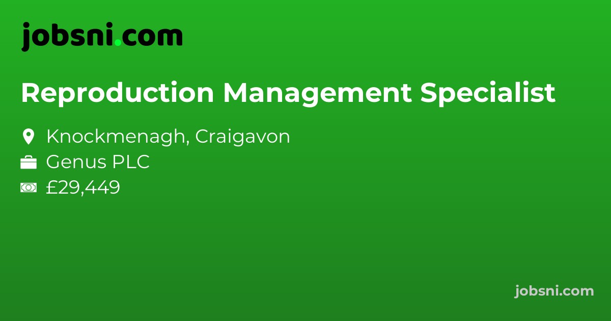 Reproduction Management Specialist