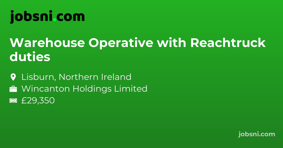Warehouse Operative with Reachtruck duties