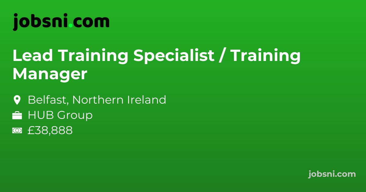 Lead Training Specialist / Training Manager