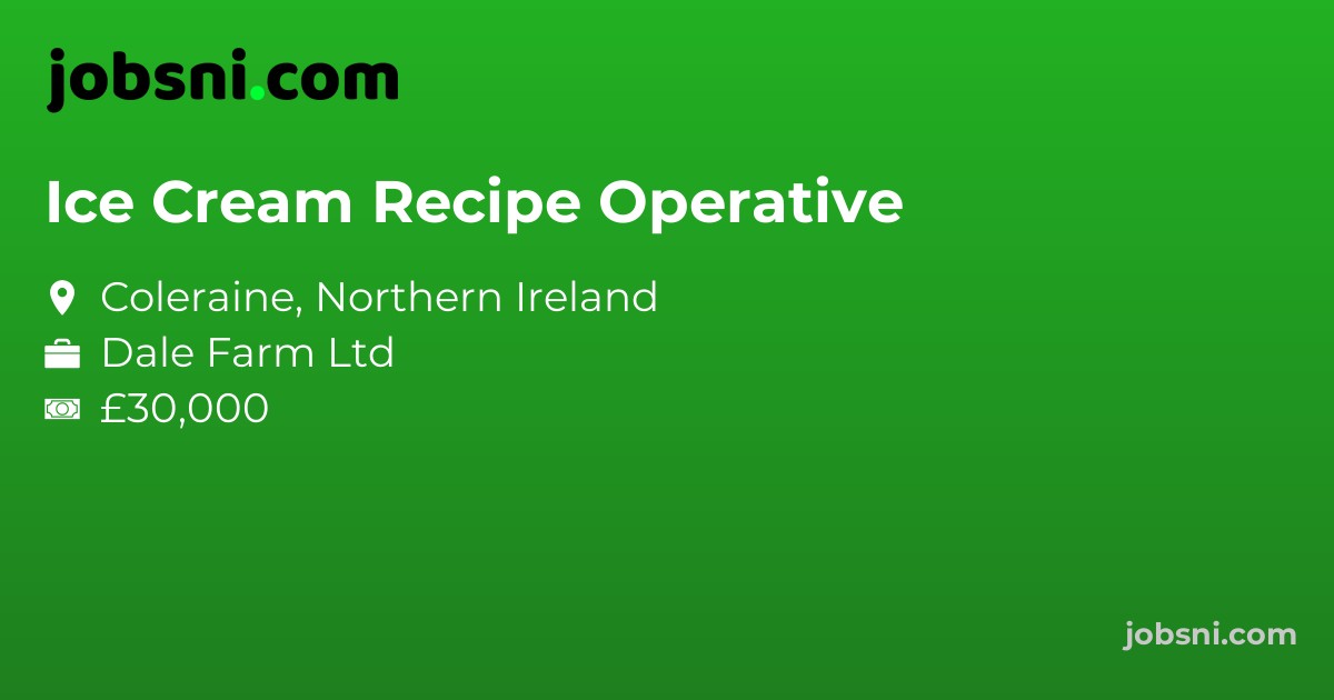Ice Cream Recipe Operative