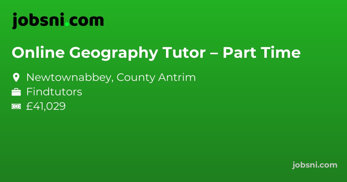 Online Geography Tutor – Part Time