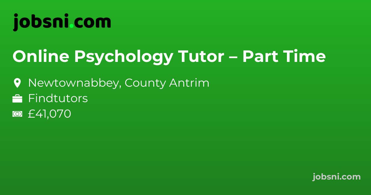 Online Psychology Tutor – Part Time