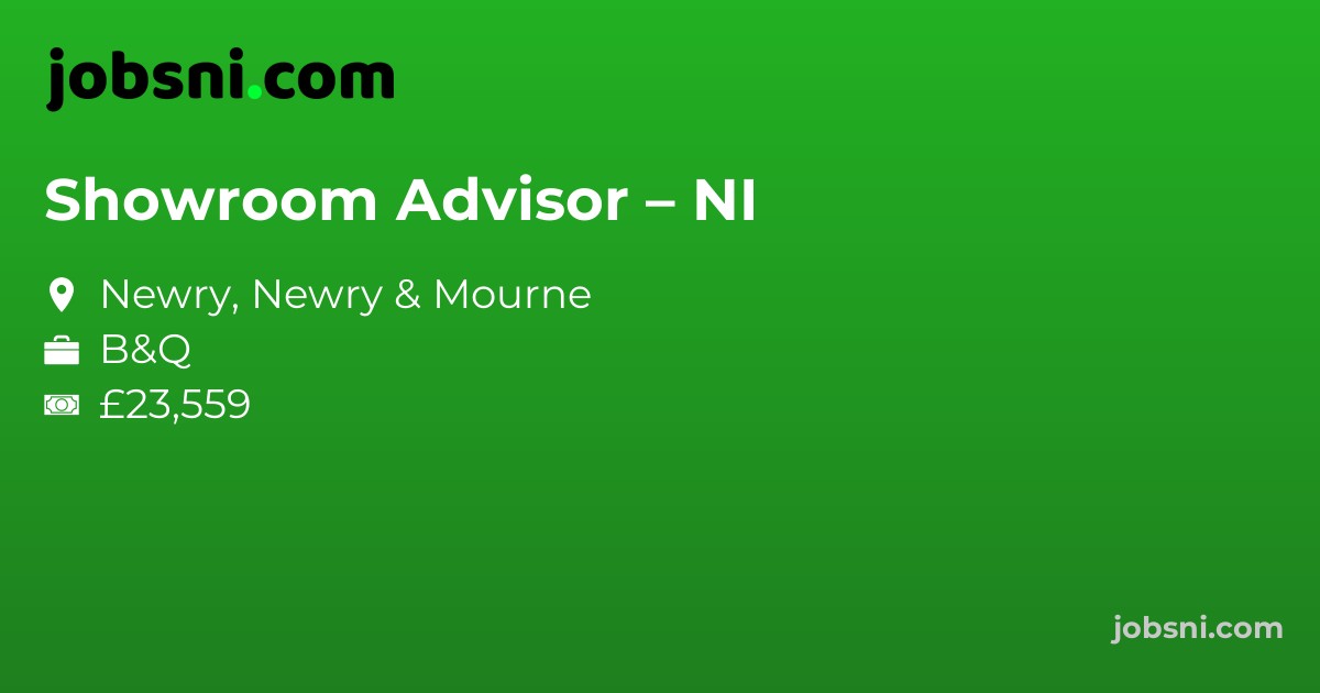 Showroom Advisor – NI