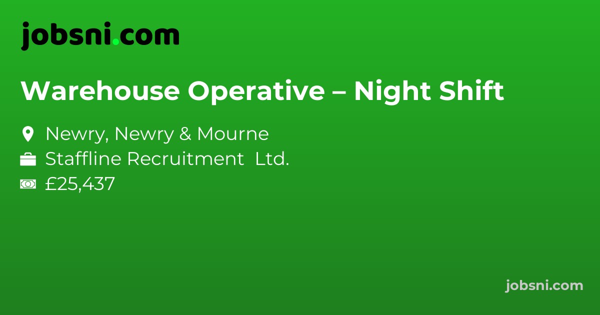 Warehouse Operative – Night Shift