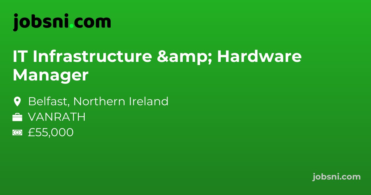 IT Infrastructure & Hardware Manager
