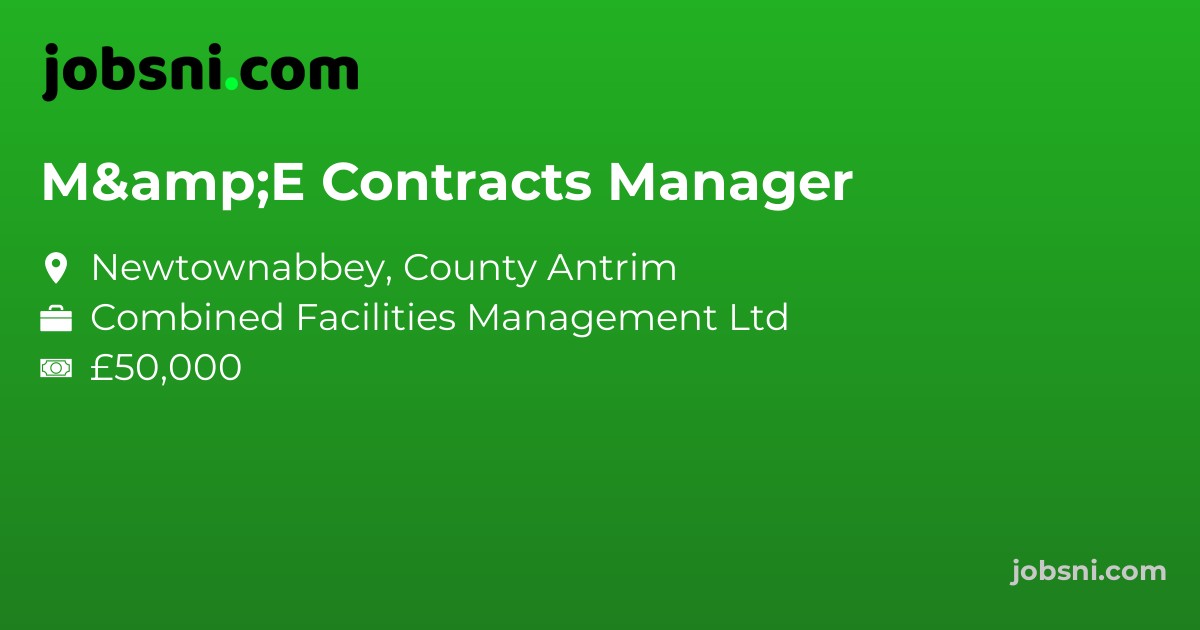 M&E Contracts Manager