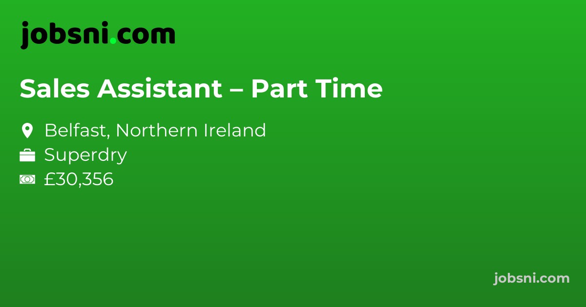 Sales Assistant – Part Time