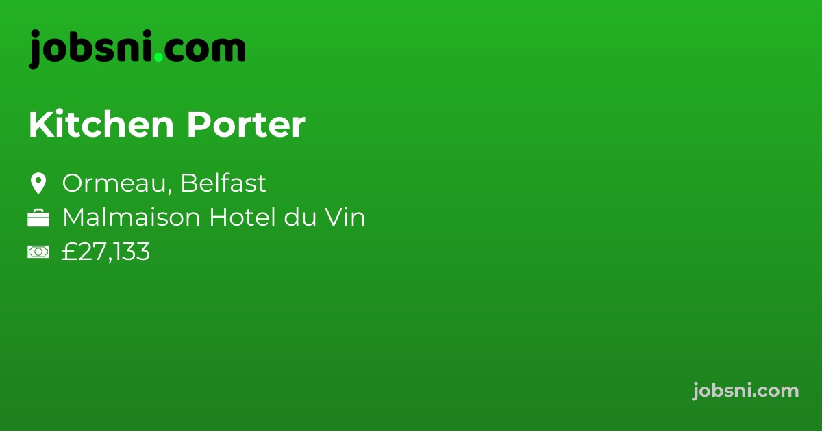 Kitchen Porter