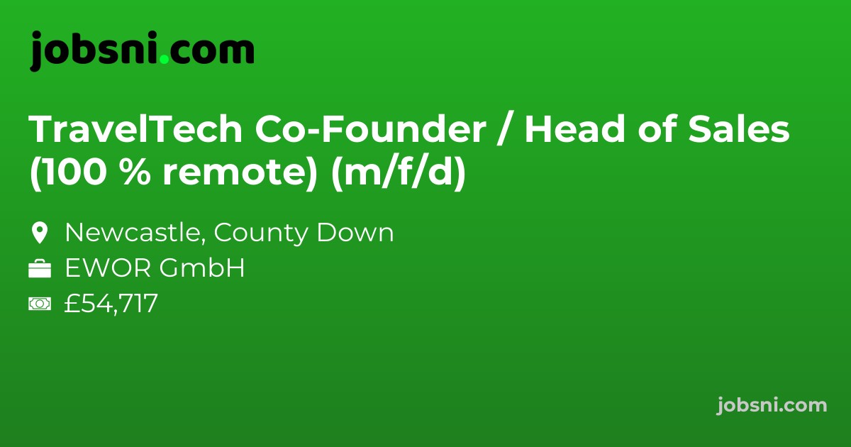 TravelTech Co-Founder / Head of Sales (100 % remote) (m/f/d)