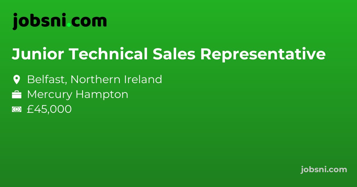 Junior Technical Sales Representative