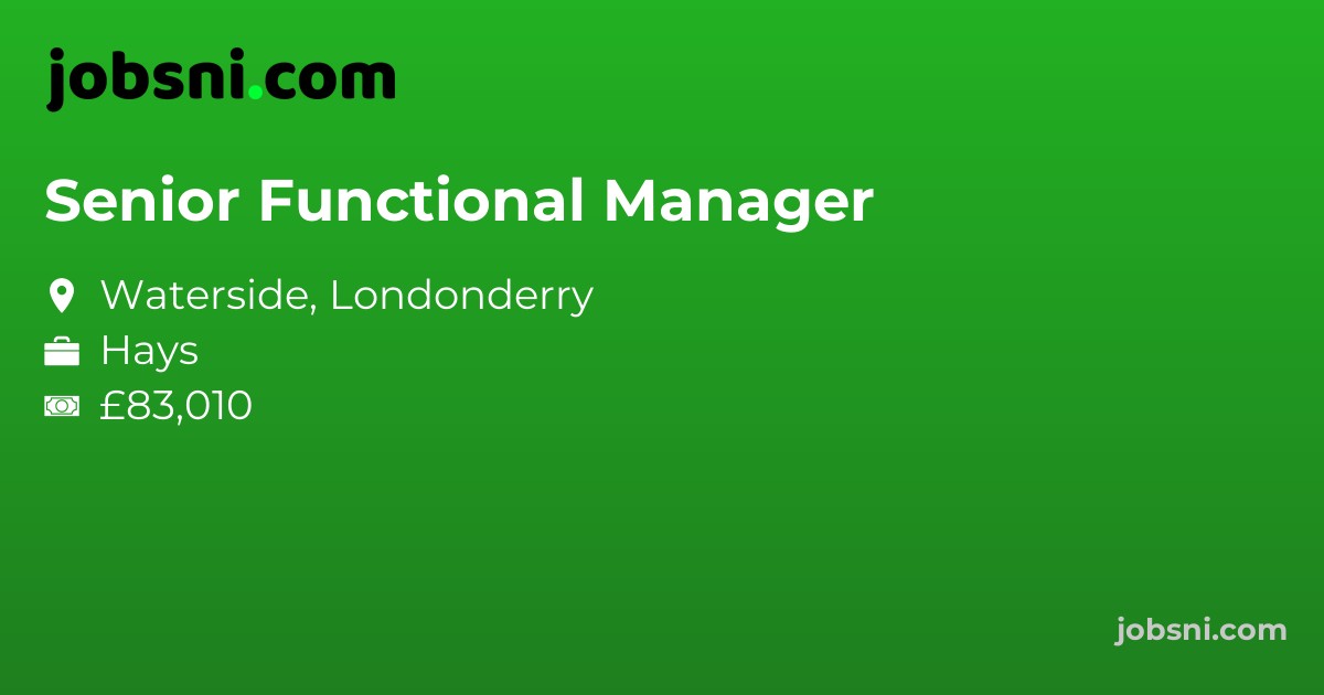 Senior Functional Manager