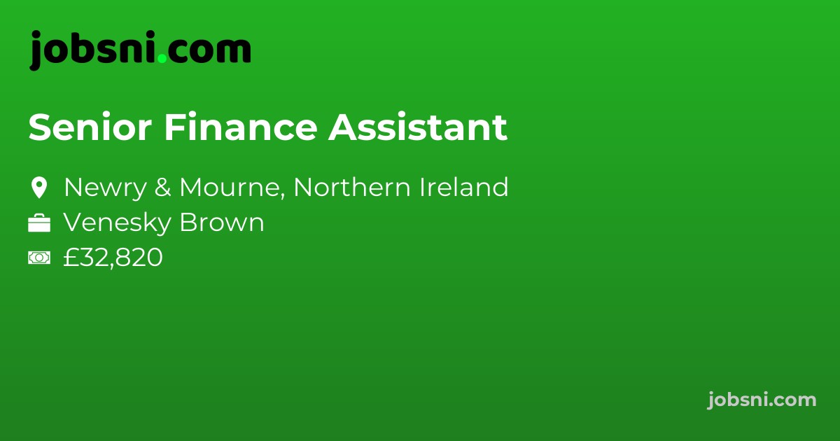 Senior Finance Assistant
