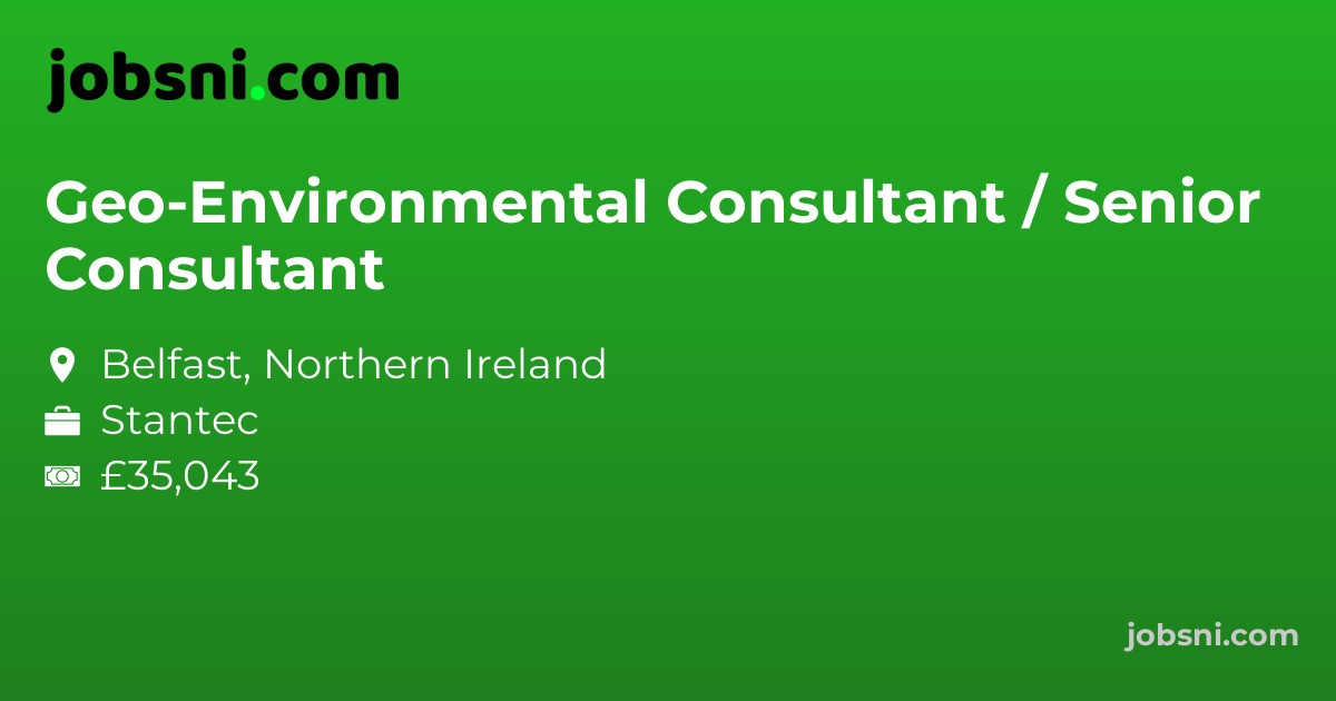 Geo-Environmental Consultant / Senior Consultant