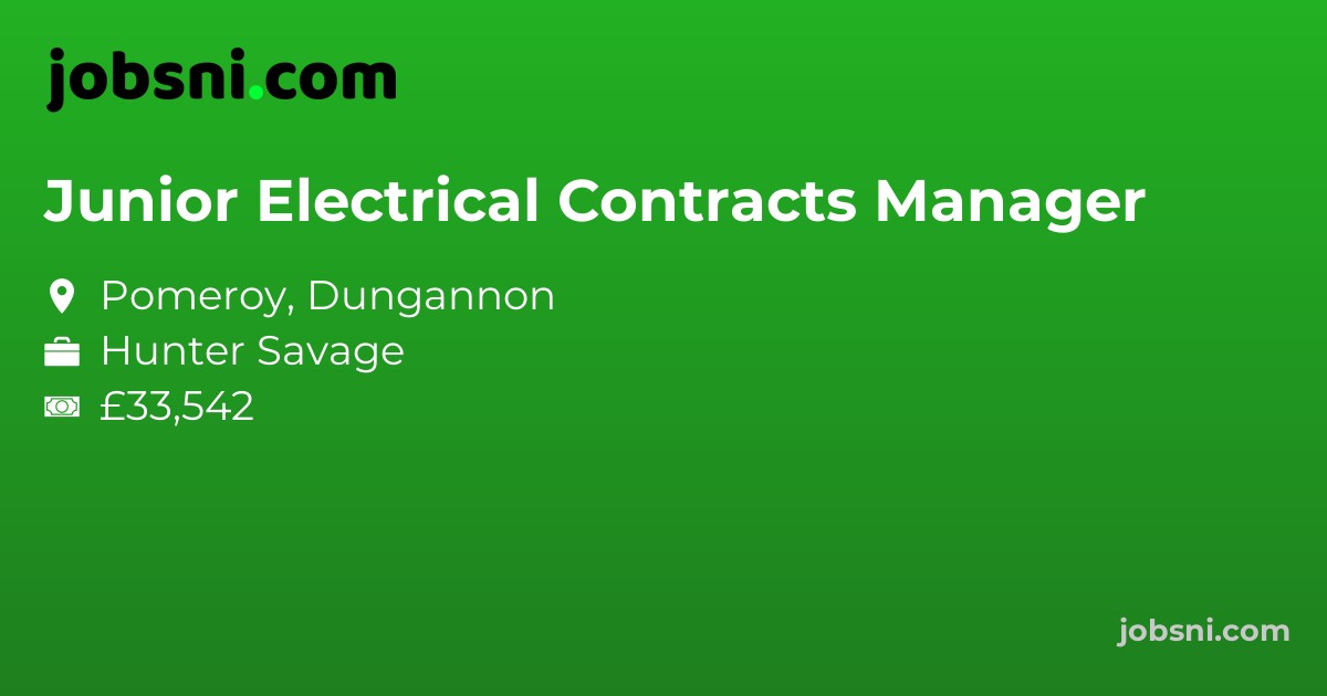 Junior Electrical Contracts Manager