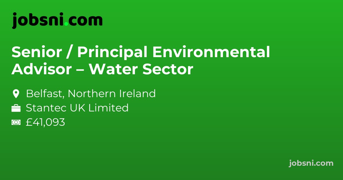 Senior / Principal Environmental Advisor – Water Sector