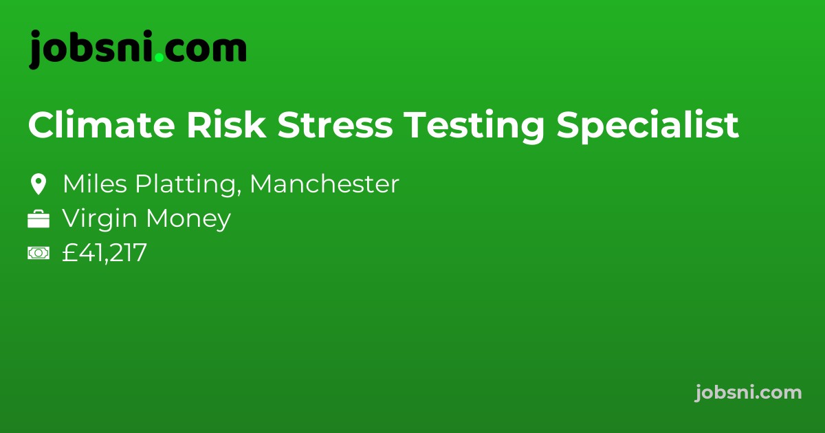Climate Risk Stress Testing Specialist