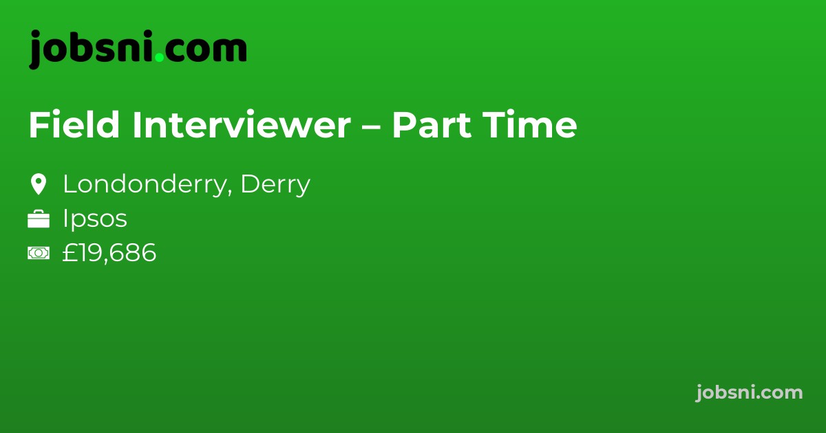 Field Interviewer – Part Time