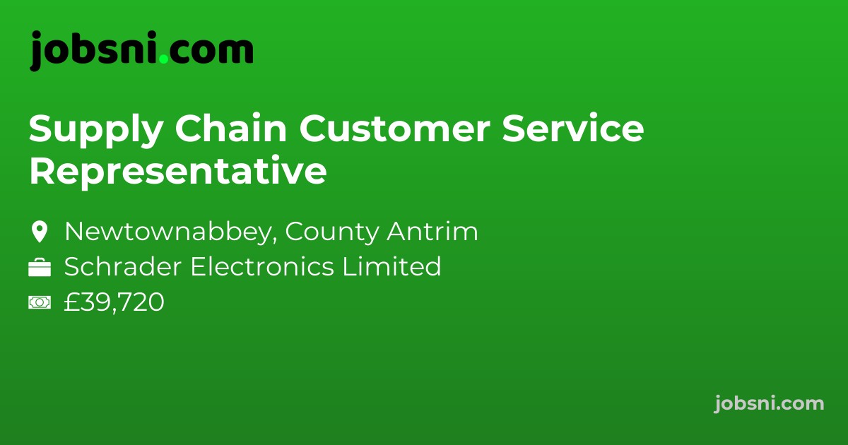 Supply Chain Customer Service Representative