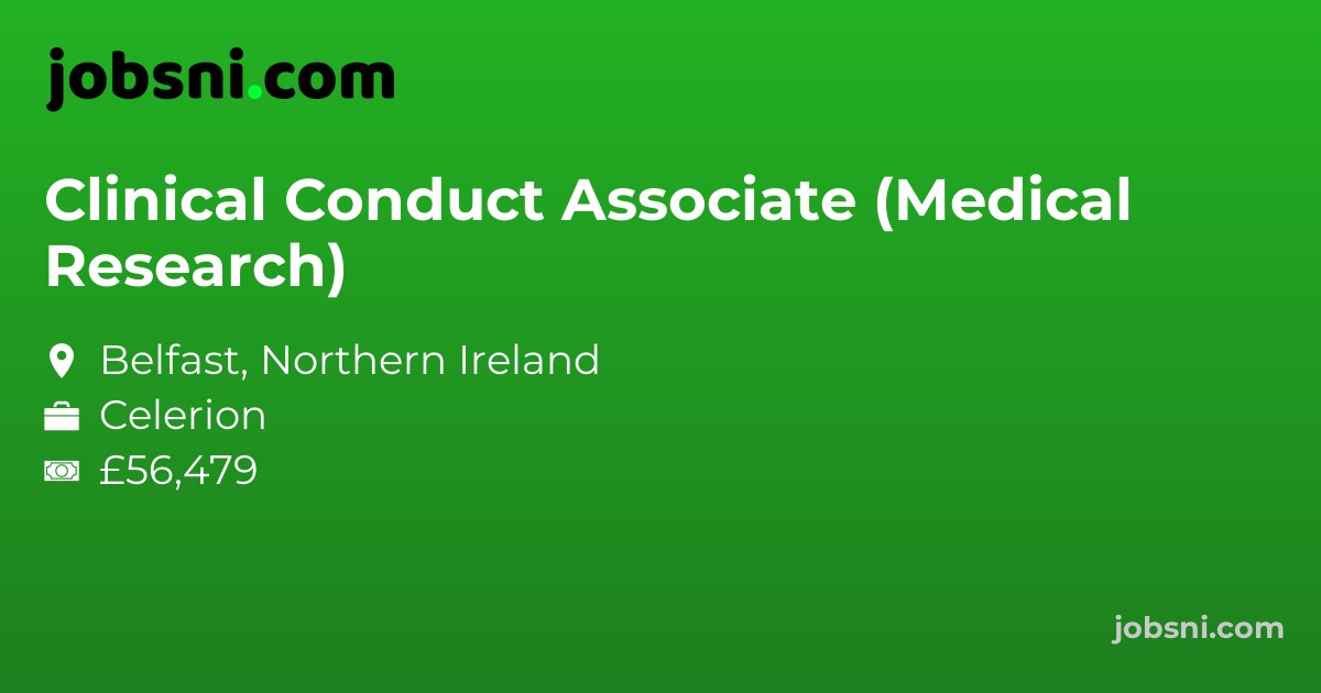 Clinical Conduct Associate (Medical Research)