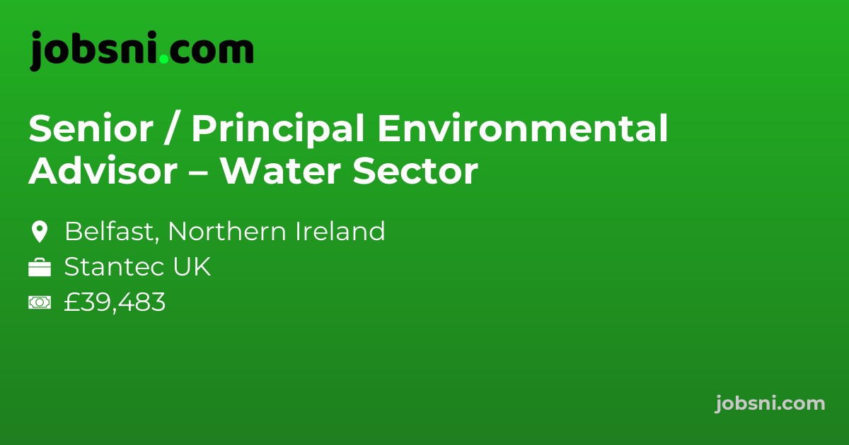 Senior / Principal Environmental Advisor – Water Sector