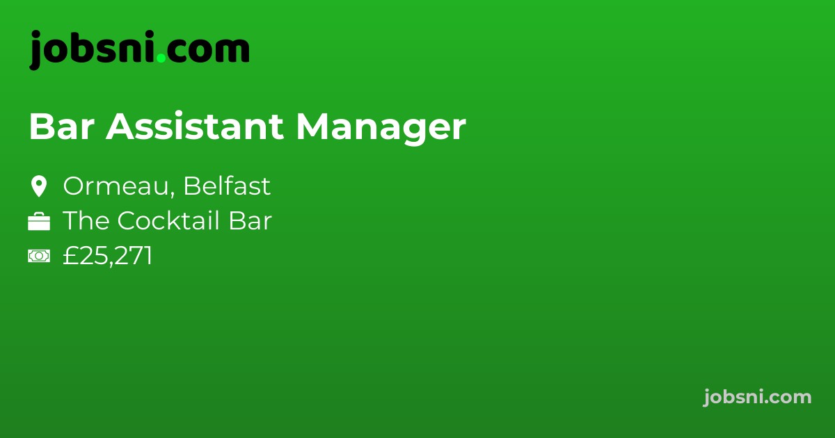 Bar Assistant Manager