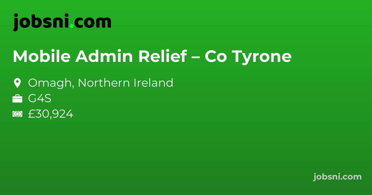 Mobile Admin Relief – Co Tyrone
