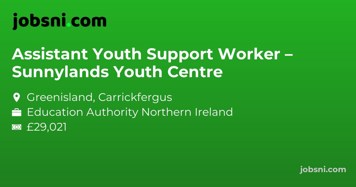 Assistant Youth Support Worker – Sunnylands Youth Centre