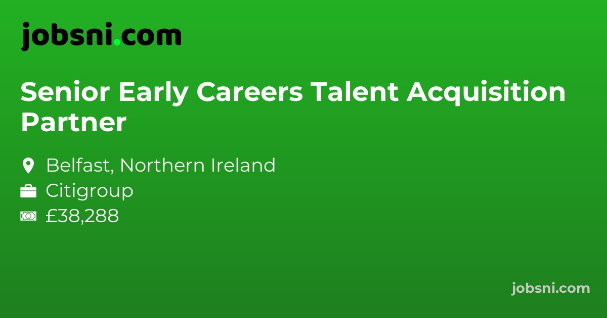 Senior Early Careers Talent Acquisition Partner