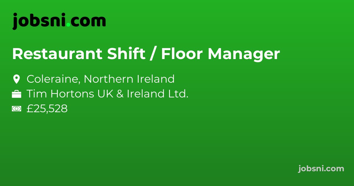 Restaurant Shift / Floor Manager