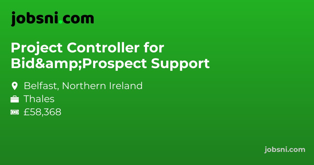Project Controller for Bid&Prospect Support
