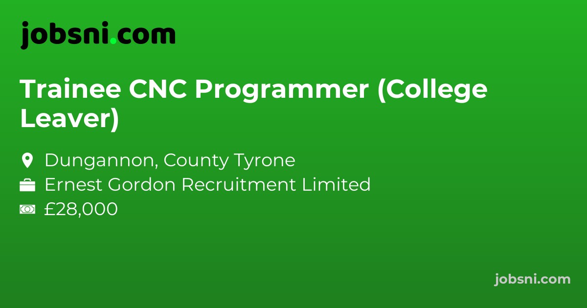 Trainee CNC Programmer (College Leaver)
